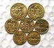 7 X 1967 RUSSIA (10.15.20 KOPEKS) Copy Coin commemorative coins