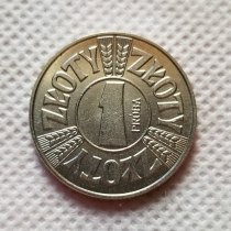 1958 Poland 1 Zloty (1 in circle-Trial Strike)copy coins commemorative coins-replica coins medal coins collectibles badge