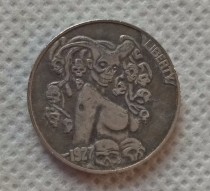 Hobo Nickel Coin_Type #40_1927-D BUFFALO NICKEL Copy Coin