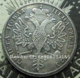 MOHETA HOBAA 1 ROUBLE 1723 OK RUSSIA Petr I  COPY commemorative coins