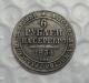 1834 Russia 6 platinum COPY FREE SHIPPING