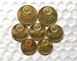 7 X 1967 RUSSIA (10.15.20 KOPEKS) Copy Coin commemorative coins