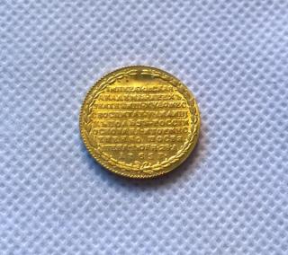 1765 Russia Gold badge COPY commemorative coins