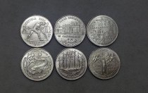 1995 POLAND 2 Zlote FULL SET OF 6 COINS COPY commemorative coins