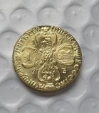 1773  RUSSIA 5 ROUBLES GOLD Copy Coin commemorative coins