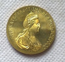1786 russia 10 Roubles gold Copy Coin  commemorative coins
