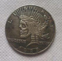 Hobo Nickel Coin_Type #34_1923 Peace Dollar  COPY COIN