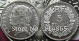 1939 France 5 Francs nickel Copy Coin commemorative coins