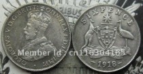 1918 Australian Sixpence COPY commemorative coins-replica coins medal coins collectibles