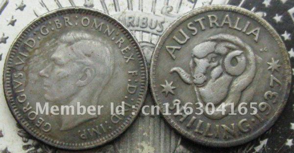 AUSTRALIAN 1937 SHILLING