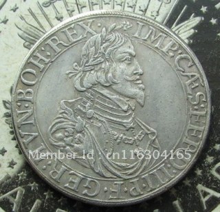 1641 Germany 2 Thaler COPY commemorative coins