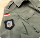 German Helmet Woven Patch