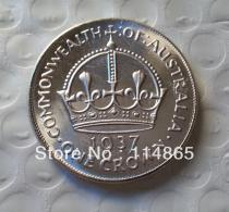 Australian 1937 Crown 5 Shillings Coin UNC