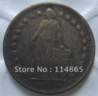 1896 SWITZERLAND 1/2 FRANC Copy Coin commemorative coins