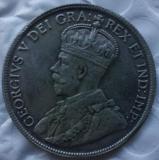 1921 George V, Sterling Silver Canada 50 Cents Half Dollar COPY