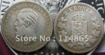 1900 NORWAY 2 KRONE COIN COPY FREE SHIPPING