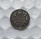 1936 with raised dot Canada 10 Cents Half Dollar COPY