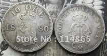 1880 NORWAY 10 ORE COIN COPY FREE SHIPPING