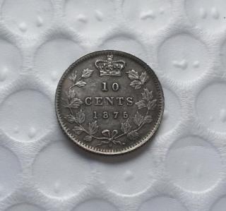 1875 Canada 10 Cents Half Dollar COPY