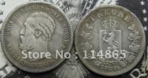 1904 NORWAY 1 KRONE COIN COPY FREE SHIPPING