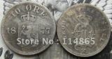 1877 NORWAY 10 ORE COIN COPY FREE SHIPPING