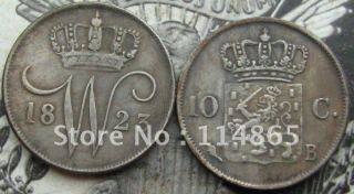 1823-B NETHERLANDS 10 cent Copy Coin commemorative coins