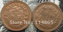 1855 SWISS 1 CENT COIN COPY FREE SHIPPING