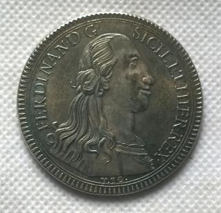 Italian states 1793 1 Oncia, 30 Tari - Ferdinando I COPY commemorative coins