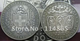 1842 Switzerland 4 Franken Copy Coin commemorative coins