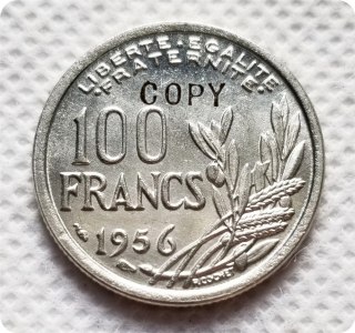 1956 France 100 Francs copy coins commemorative coins-replica coins