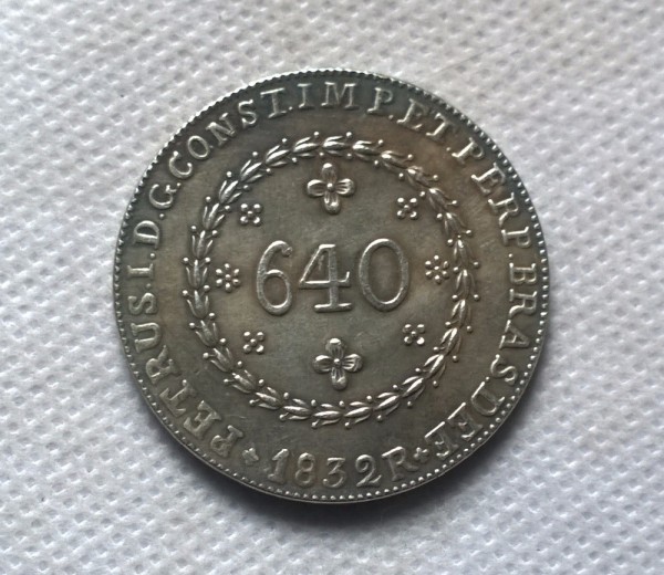 1832 Brazil 640 Reis Copy Coin commemorative coins