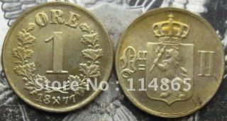 NORWAY 1877 1 Ore COIN COPY FREE SHIPPING