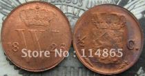 1826 NETHERLANDS 1/2 CENT Copy Coin commemorative coins