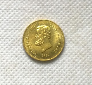 1859 Brazil 5000 Reis Copy Coin commemorative coins