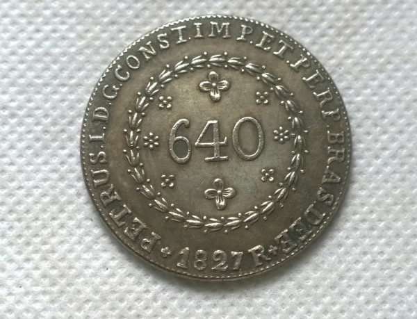 1823 Brazil 640 Reis Copy Coin commemorative coins