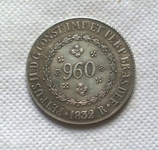 1832 Brazil 960 Reis Copy Coin commemorative coins
