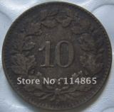 1875 Switzerland 10 Rappen Copy Coin commemorative coins