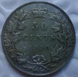 1890 Canada 50 Cents Half Dollar COPY