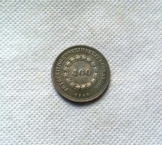 1843 Brazil 400 Reis Copy Coin commemorative coins
