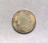 1848 Italian states 5 LIRE COPY commemorative coins