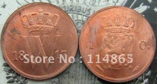 1817 NETHERLANDS 1 CENT Copy Coin commemorative coins
