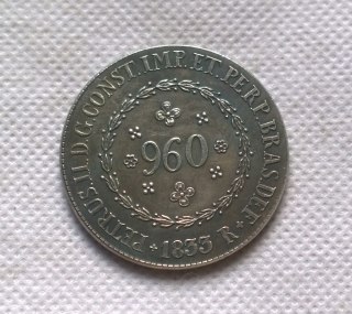 1833 Brazil 960 Reis Copy Coin commemorative coins