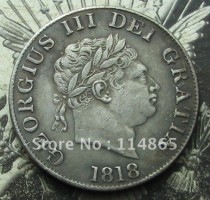 GREAT BRITAIN George III Halfcrown 1818 Copy Coin commemorative coins
