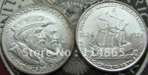 1924 HUGUENOT COMMEMORATIVE HALF DOLLAR UNC Copy Coin commemorative coins