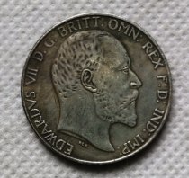 Rare 1905 United Kingdom  1 Florin - Edward VII COPY COIN commemorative coins