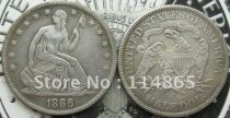 1866-S SEATED LIBERTY HALF DOLLAR Copy Coin commemorative coins