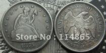 1875-CC Liberty Seated Twenty Cent COPY commemorative coins