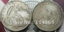 1860 Seated Liberty Silver Dollar Copy Coin commemorative coins