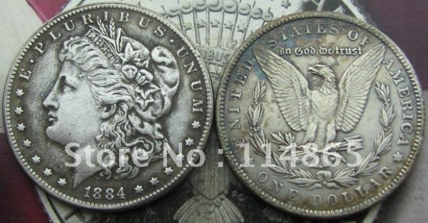 1884-P Morgan Dollar Copy Coin commemorative coins