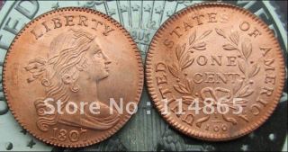 1807 Draped Bust Large Cent Copy Coin commemorative coins